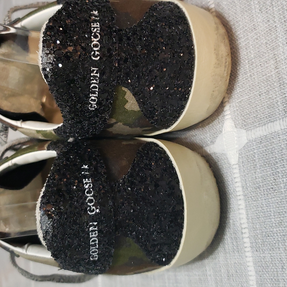 Golden Goose Camouflage and Black Sneakers - Picture 8 of 16
